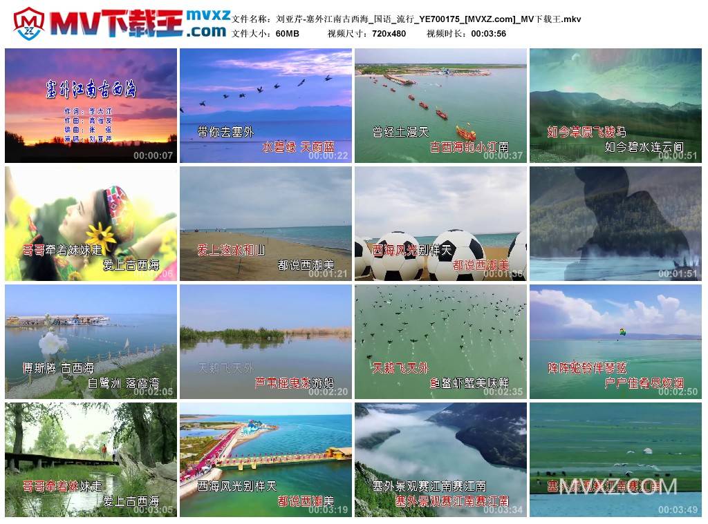 刘亚芹-塞外江南古西海_国语_流行_YE700175